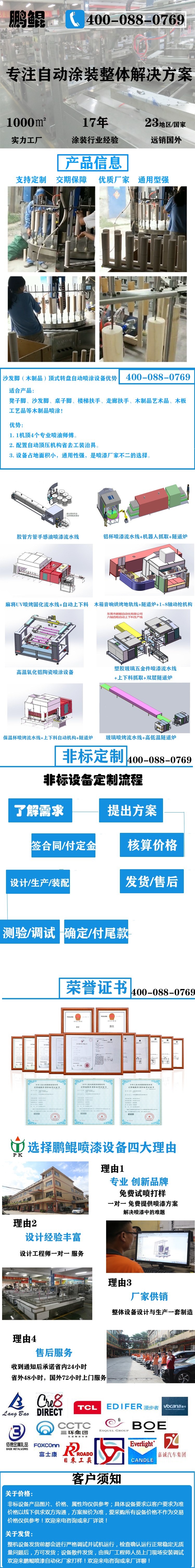 沙發(fā)腳頂式轉(zhuǎn)盤自動噴涂設(shè)備